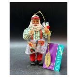 NIB Possible Dreams Clothtiques Workshop Santa Ornament….6-1/4” tall…..PD:715071