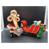 NIB Possible Dreams Clothtiques Ready for Christmas…..10” tall…PD:15049…..Issued 1996, Retired 1998…..musical and plays Here Comes Santa Claus