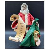 NIB Possible Dreams Clothtiques Harlem Santa…..10” tall…..PD:713046…..Issued 1990, Retired 1994