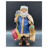 NIB Possible Dreams Clothtiques On A Winter’s Eve Santa (Santa Claus Network piece)…..10” tall…..PD:805051…..Issued 1994, Retired 1994