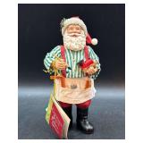 NIB Possible Dreams Clothtiques Santa’s Handiwork…..8-1/2” tall, PD:805096, Issued 1996, Retired 1998