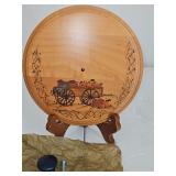 NEW Beautiful Hand Painted Lid for Longaberger Basket by Unknown Artist...