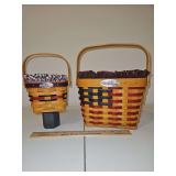 Two(2) Longaberger 25th Anniversary Baskets SEE DESCRIPTION FOR DETAILS...