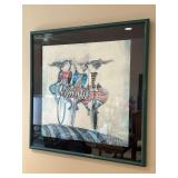 “Holiday on Wheels” Print by G Rodo Boulanger…..30” square