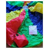 Parachute game for kids in carry bag