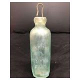 Antique J.J. Heinrich Memphis TN green bottle. Registered. Not to be sold on bottle. All letters are raised. Metal stopper. 7” H x 2.25” is