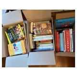 Boxes of books…..mostly cookbooks