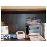 Power Neb Ultra compressor nebulizer, albuterol sulfate solution, masks, gloves, blood pressure machine