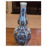 Delft vase made in Holland, 15" X 6"