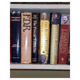 Books: U.S. Presidenrs and Einstein. See pictures for titles.