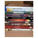 DVDs: includes the Queen, Casino Royale, and more.. See pictures for titles.