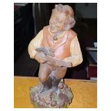 JUAN Tom Clark hand cast gnome with COA  7.5in tall