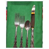 STERLING Gorham Rondo four piece place setting.  103.6 grams NOT including knife.