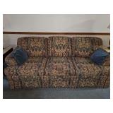 Six cushion sofa 80x36x30 inches tall. Seat height that