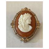 Beautiful Cameo Brooch