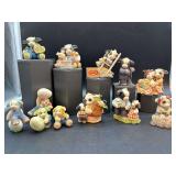 Nice selection of (12) ENESCO Mary Moos figurines…..please see pics for names and branding numbers…..no boxes