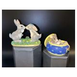 (2) Charming Tails figurines…..left is Dean Griffin Silvestri “Love Blooms” and right is “You Couldn’t Be Sweeter”……both in original boxes