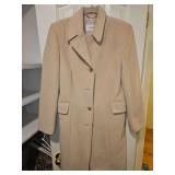 Ladies Calvin Klein dress coat 65% cashmere 35% wool size 6...