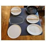 Group of serving plates & platters SEE ALL PICS...