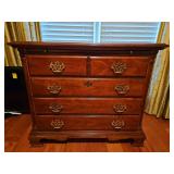 Bassett Furniture small 4-drawer chest w/pull out writing table 36" w x 19" d x 30.25" h...