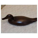 Carved wooden duck 6" X 17" X 6"