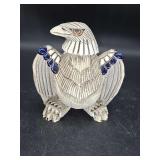 Vintage Artesania Rinconada Eagle Figurine Handmade Uruguay 4.25" Tall Classic #40