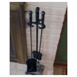 24" fireplace tool set and matches