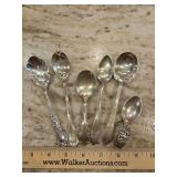 Collection of Sterling Silver Spoons 150.5 grams...