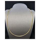 Beautiful 14K gold choker style necklace 20.4 grams...