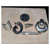 Group of Sterling Silver jewelry pieces 18.6 grams...