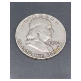 1959 Franklin Half Dollar 90% silver