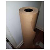 Bolt of brown heavy paper 36W 7.5" diameter of roll