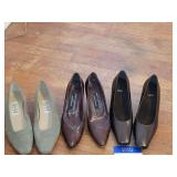 Ladies size 6.5 shoes. Stuart Weitzman and Nine West. The pair on the right is new, never worn.