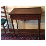 ANTIQUE OAK TABLE WITH DRAWER - NICE SHAPE