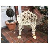 VINTAGE WROUGHT IRON CHAIR