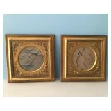 2 ANTIQUE PICTURE FRAMES