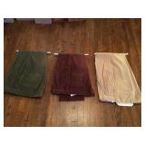 3 PAIR OF VINTAGE CURDOROY PANTS