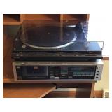 TEAC STEREO COASSETTE DECK -TECHNICS RECORD PLAYER