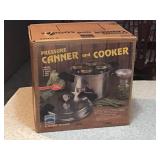 PRESSURE CANNER AND COOKER STILL IN BOX