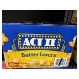 ACT II butter lovers 32 bags