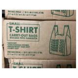 Small T- shirt bags 2000ct