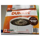 Dunkin med roast 72 K cups