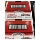 Smuckers 200 assorted jam & jelly cups