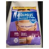 Always discreet XXL underwear 2-22ct