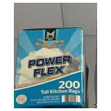 MM power flex tall kitchen bags 200ct