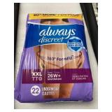 Always discreet XXL underwear 2-22ct