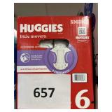 Huggies 108 diapers size 6