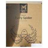 MM pre-lit furry spider