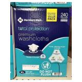 MM premium washcloths 240 wipes