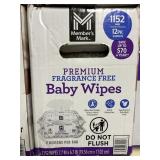 MM baby wipes 1152ct